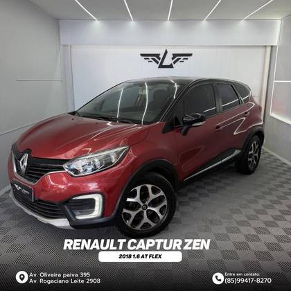 RENAULT CAPTUR 1.6 16V SCE FLEX ZEN X-TRONIC RENAULT CAPTUR 1.6 16V SCE FLEX ZEN X-TRONIC